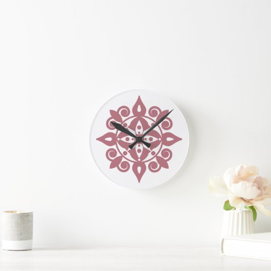 Mind Fresh Mandala Design Ronde Klok (Huis)