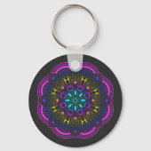 Mind Fresh Mandala Design Sleutelhanger (Voorkant)