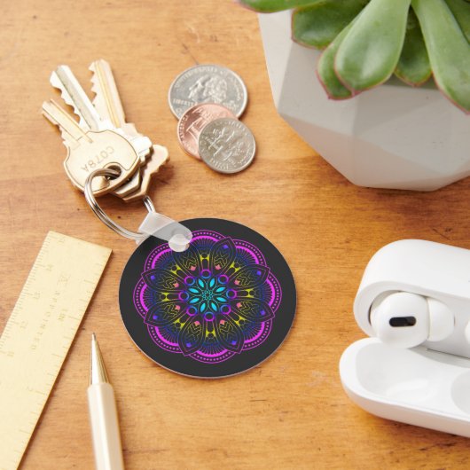 Mind Fresh Mandala Design Sleutelhanger (Bureau)