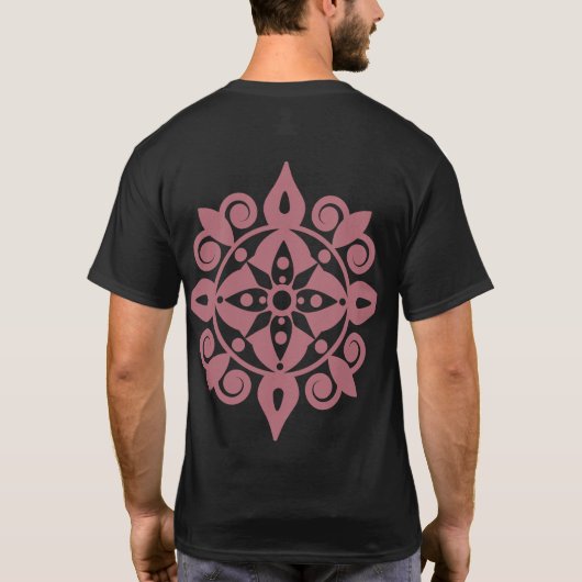 Mind fresh Mandala Design Topjes en T-shirts (Achterkant)