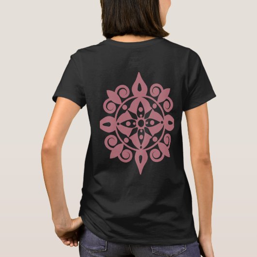 Mind fresh Mandala Design Topjes en T-shirts (Achterkant)