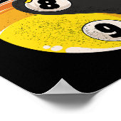 Mind Game Billiards Snooker Cue Stick Pool Billiar Poster (Hoek)