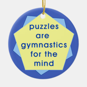 Mind Gymnastiek Keramisch Ornament