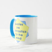 Mind Gymnastiek Mok (Voorkant links)