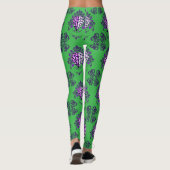 Mind Harmony – Ornamental Brain-Heart Fusion Leggings (Achterkant)