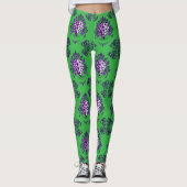Mind Harmony – Ornamental Brain-Heart Fusion Leggings (Voorkant)
