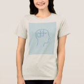 Mind in Pieces: A Puzzle Within Tri-Blend Shirt (Voorkant)