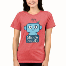 "Mind is Beauty" - Inspirerend Vrouwen T-shirt