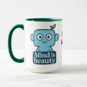 Mind is een Motivatie beker van beauty Mok (Links)