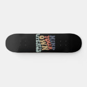 Mind Je Eigen Baarmoeder Feministe Persoonlijk Skateboard (Horizontaal)