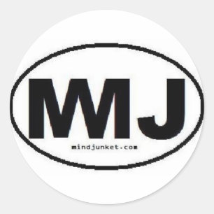 Mind Junket Logo Ronde Sticker