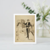 Mind lezen briefkaart (Staand voorkant)