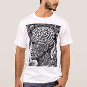 Mind Maze: onthulling van totalitaire controle T-shirt (Voorkant)