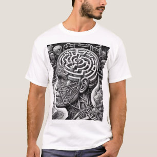 Mind Maze: onthulling van totalitaire controle T-shirt