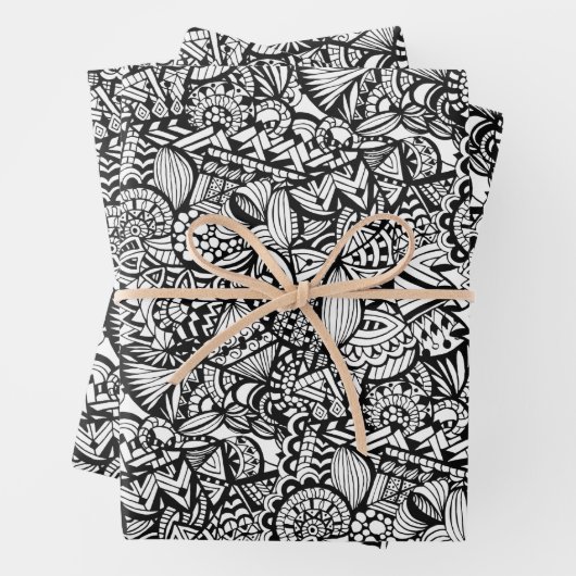 Mind Meld Pattern Wrapping Paper (In situ)