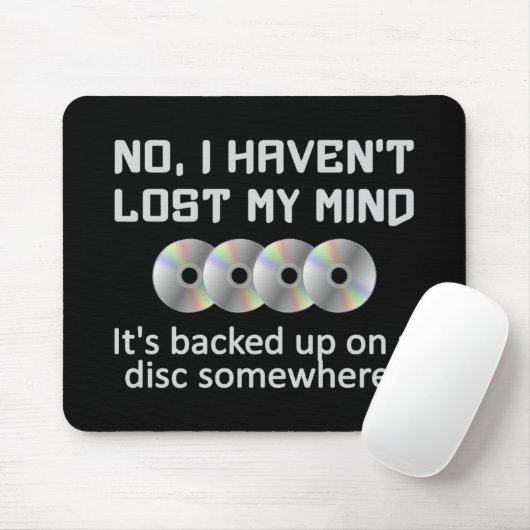 Mind On A Disk Mousepad Muismat (Met muis)