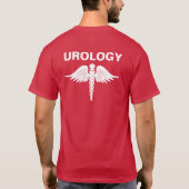 Mind over bladder Urology Caduceus T-shirt (Achterkant)