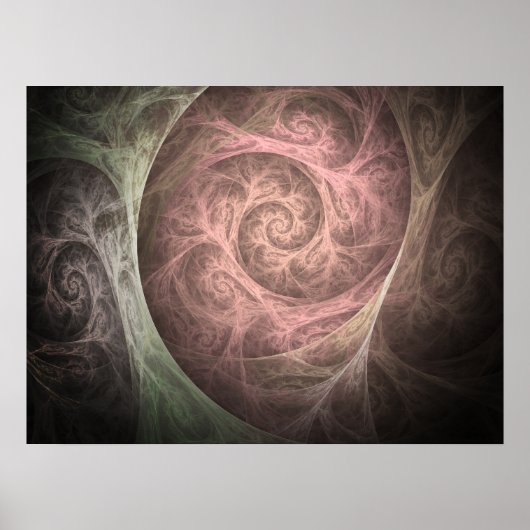 Mind over Matter Fractal Poster (Voorkant)