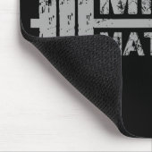 Mind Over Matter - Gym Workout Motivatie Muismat (Hoek)
