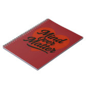 Mind over Matter – Kracht begint van binnen Notitieboek (Linkerzijde)