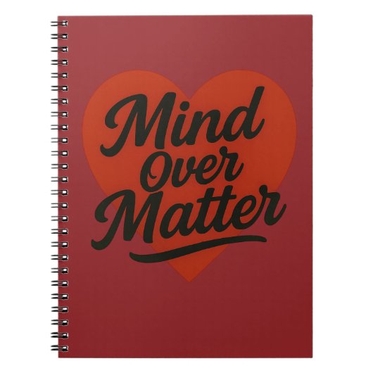 Mind over Matter – Kracht begint van binnen Notitieboek (Voorkant)
