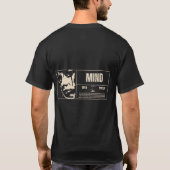 Mind over Matter Minimal Mannen T-shirt Design (Achterkant)
