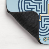 Mind Over Maze – Inspirerende Hersenendoolhof Muismat (Hoek)