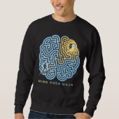Mind Over Maze – Inspirerende Hersenendoolhof Trui (Voorkant)