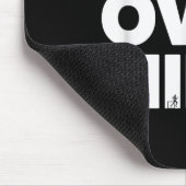 Mind Over Miles - Motivatie, grappig hardlopen Muismat (Hoek)