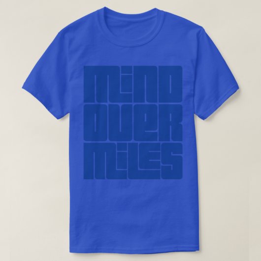 Mind Over Miles Running Design 1 T-shirt (Design voorkant)