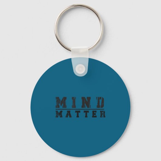 Mind Over Motivational Stoic Philosophy Insrationa Sleutelhanger (Voorkant)