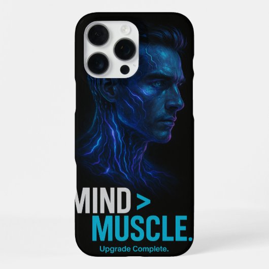 Mind Over Muscle – Upgrade Complete Tech iPhone Hoesje (Achterkant)