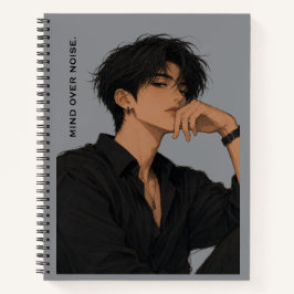 Mind Over Noise Anime Jongens Attitude Notitieboek
