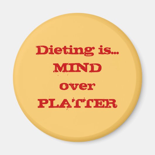 MIND OVER PLATTER MAGNEET (Voorkant)