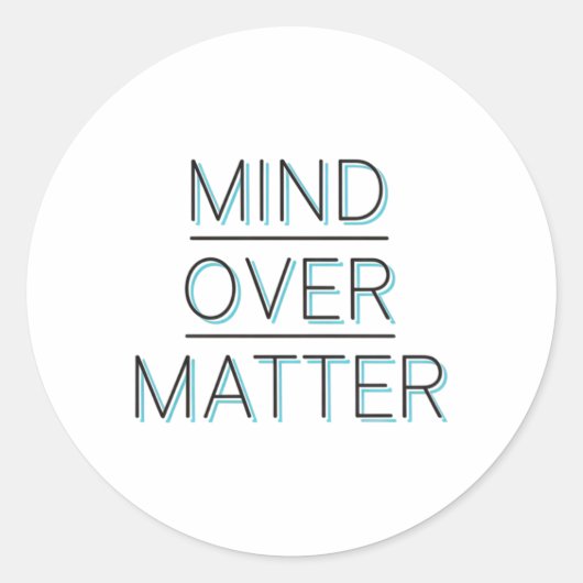 Mind over Sticker (Voorkant)