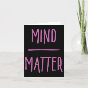 Mind Over Workout Motivatie Kaart