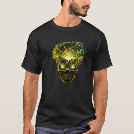 Mind Overload | Exploderende Schedel Kosmische Ene T-shirt
