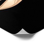 Mind Reader Funny Brain Pun Dark BG Poster (Hoek)