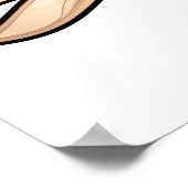 Mind Reader Funny Brain Pun Poster (Hoek)