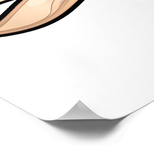 Mind Reader Funny Brain Pun Poster (Hoek)