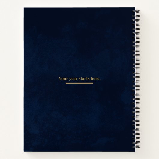 Mind Reset Notebook | One Year of Change | Minimal Notitieboek (Achterkant)