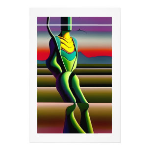 Mind Rickets - Ken Gage Surrealistische Kunst Foto Afdruk