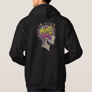 Mind Riot Hoodie - Abstracte Chaos, Creatieve Ener
