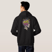 Mind Riot Hoodie - Abstracte Chaos, Creatieve Ener (Achterkant volledig)
