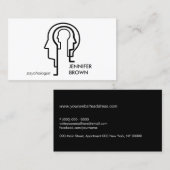 Mind Science Human Head Visitekaartje (Voorkant / Achterkant)