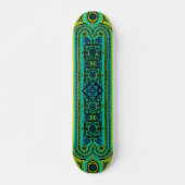 Mind Smelting Intense Glas in lood Windows Graphic Persoonlijk Skateboard (Voorkant)