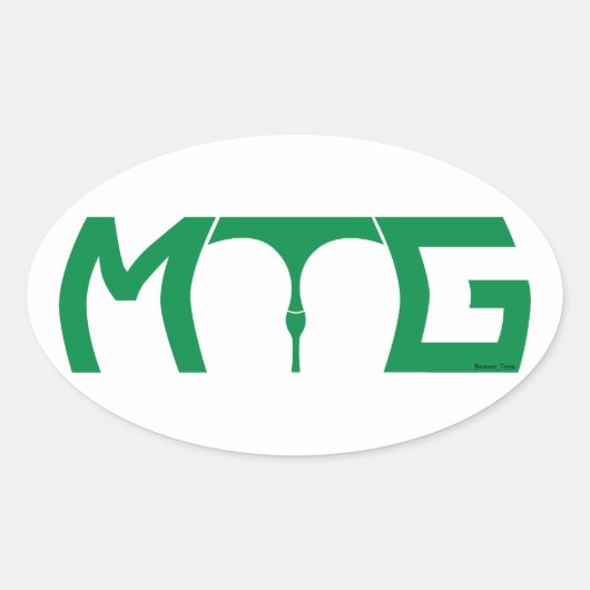 Mind the gap - groene tekst sticker (Voorkant)