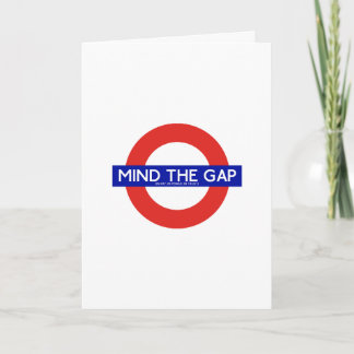 Mind The Gap (In Pay, In Power, In Trust) Card Kaart