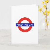 Mind The Gap (In Pay, In Power, In Trust) Card Kaart (Gele Bloem)
