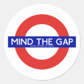 Mind The Gap (In Pay, In Power, In Trust) Stickers (Voorkant)